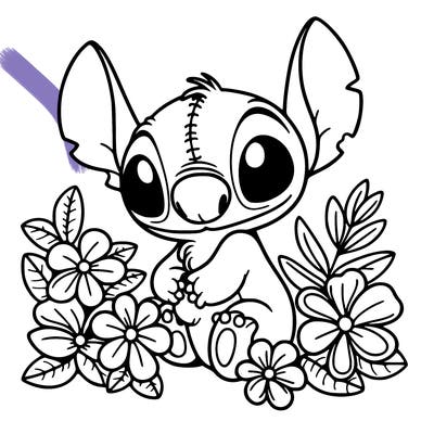 stich and flowers