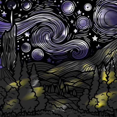 starry night serenity