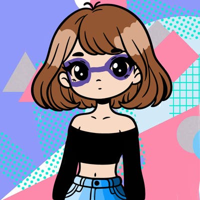 girl in a cute crop top