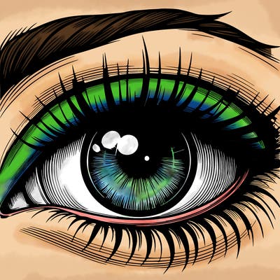 realistic eye