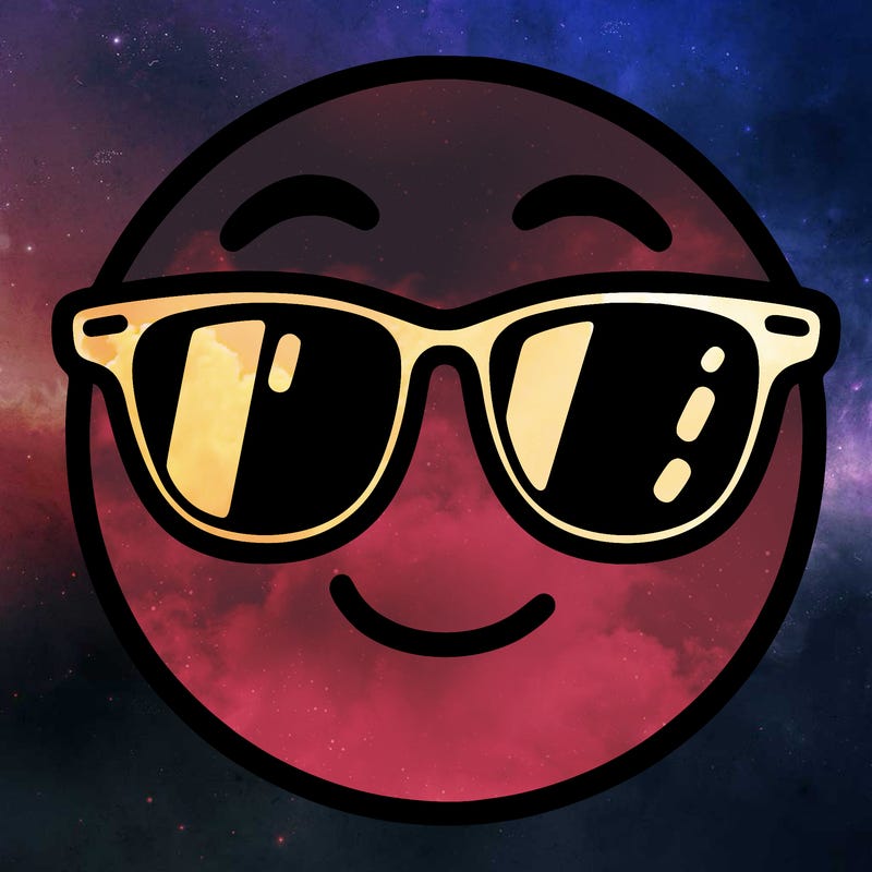 emoji with sunglasses