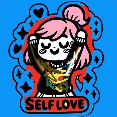 self-love sticker