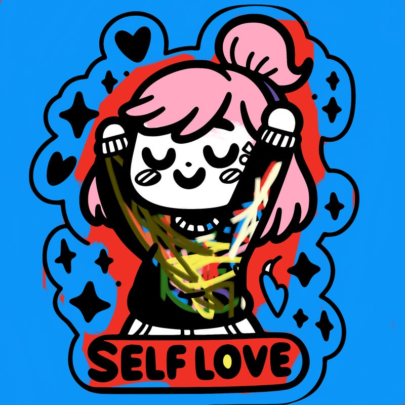 self-love sticker