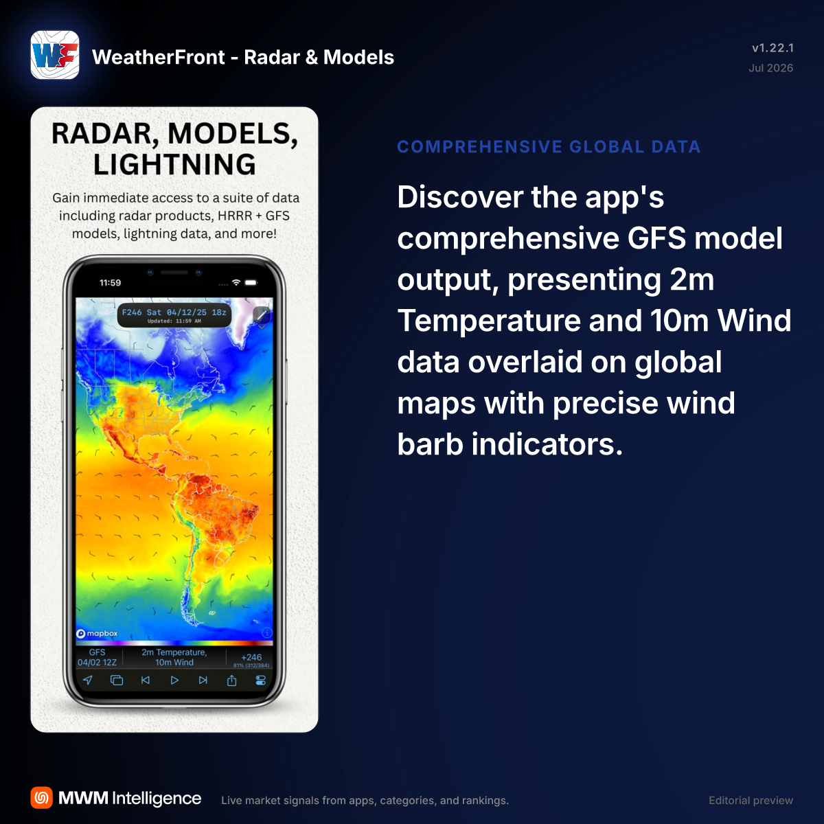 WeatherFront - Radar & Models - Weather App | MWM