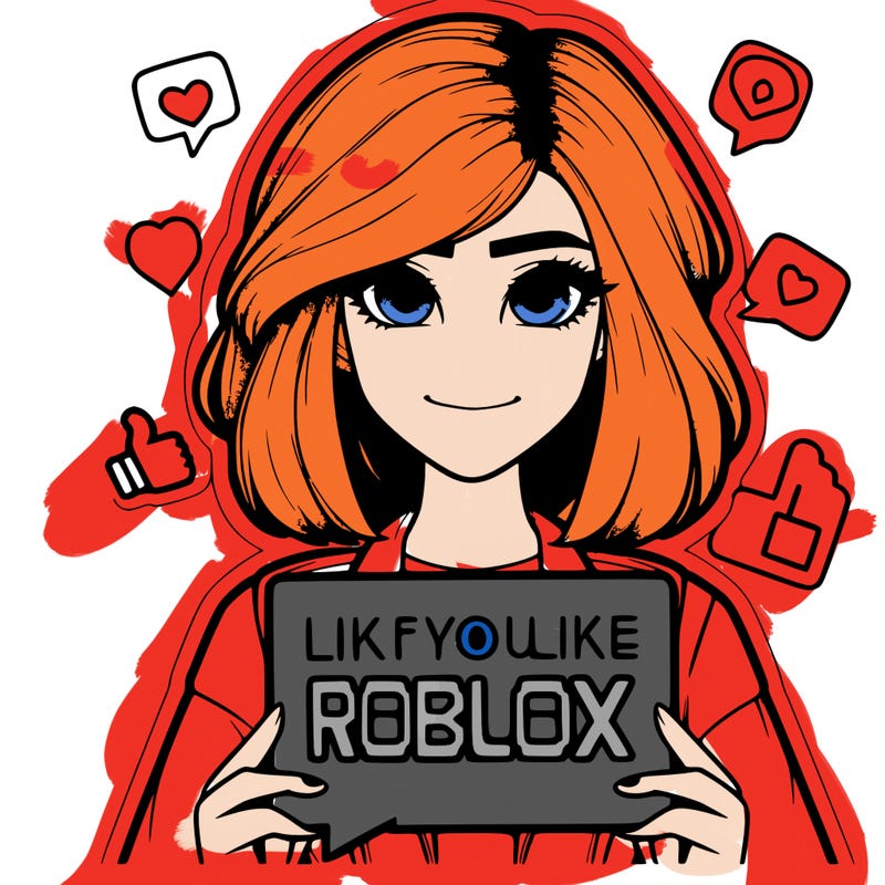realistic girl saying like if you like roblox