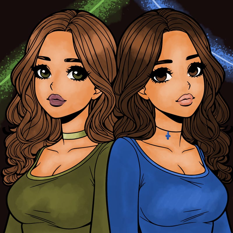 realistic twin sisters