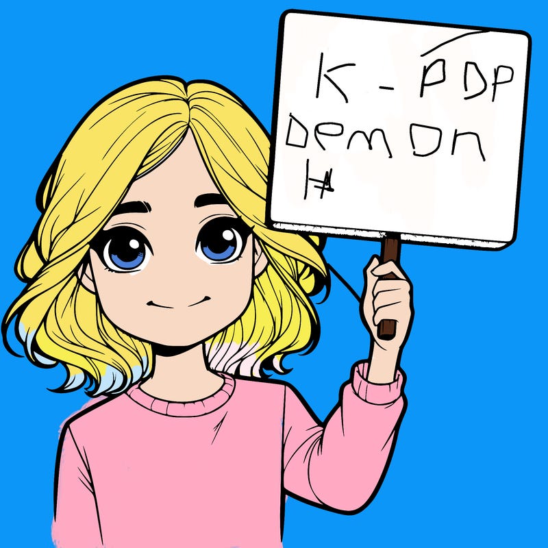 realistic girl holding up a sign