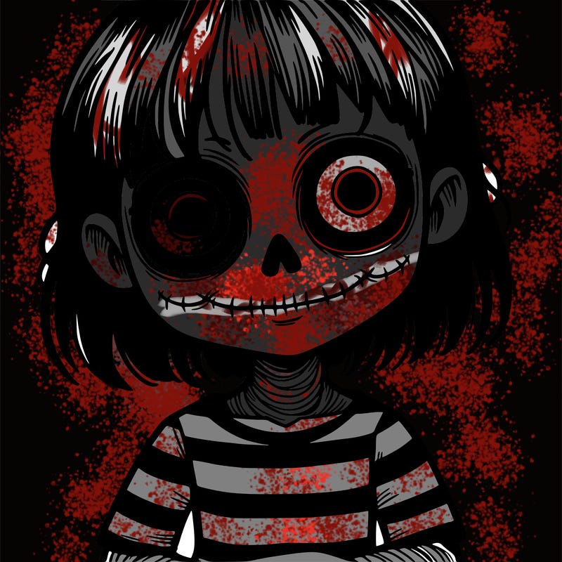 creepy girl