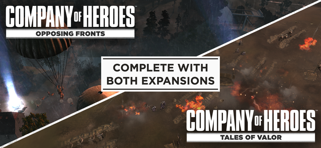 Company of Heroes Collection - Promotion for Company of Heroes Collection showing the inclusion of Opposing Fronts and Tales of Valor expansions