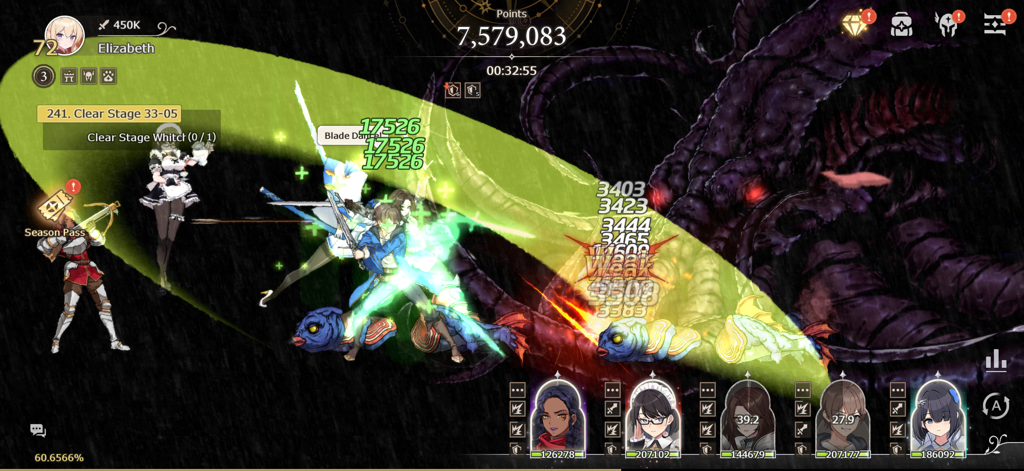 Lost Sword - Real time 2D side scrolling battle in Lost Sword anime RPG