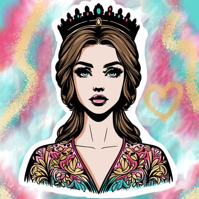 realistic beautiful queen