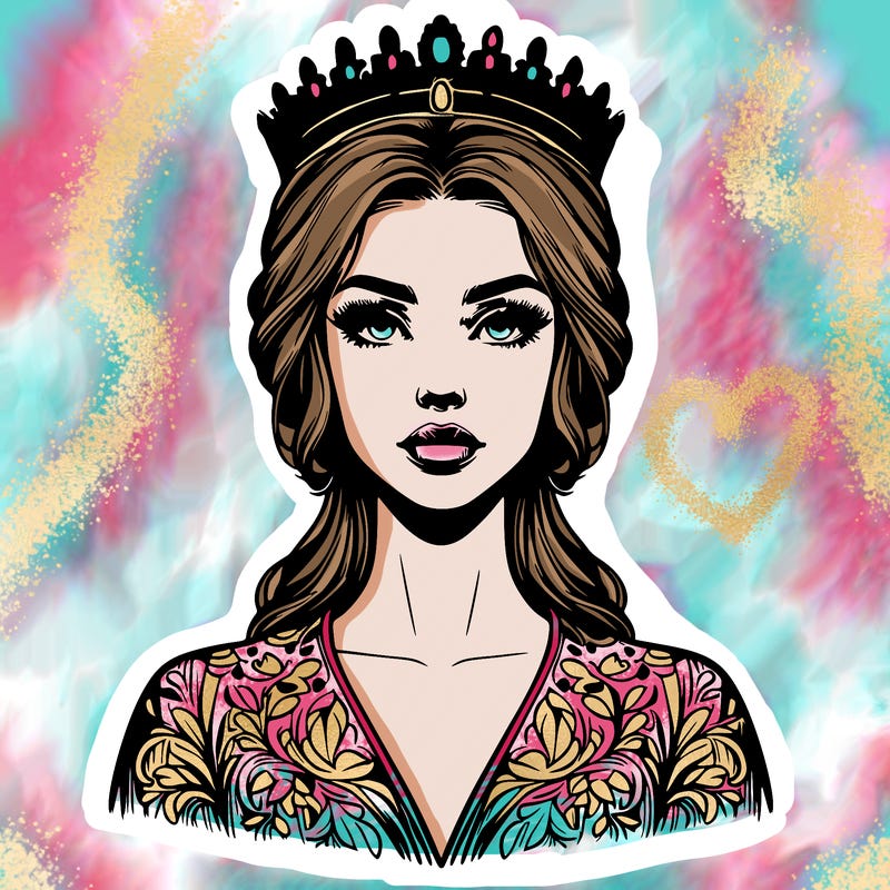 realistic beautiful queen