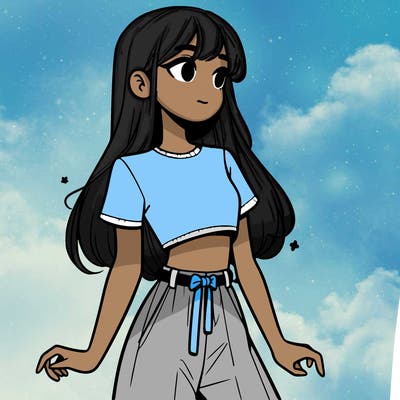 girl in a cute crop top