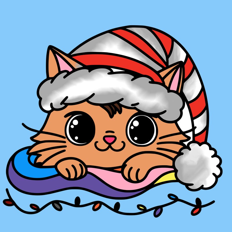 cat christmas