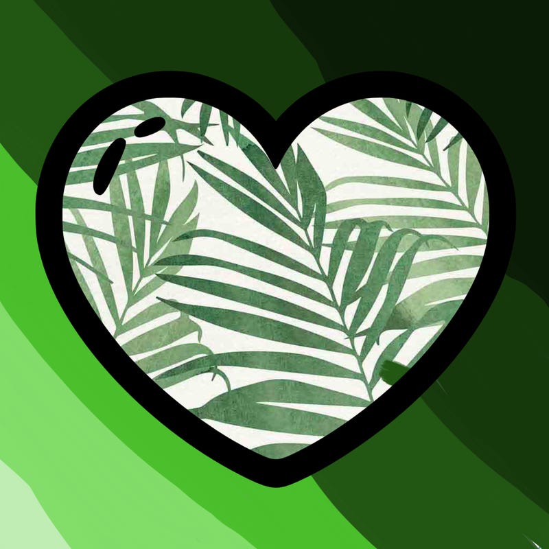 a blank heart
