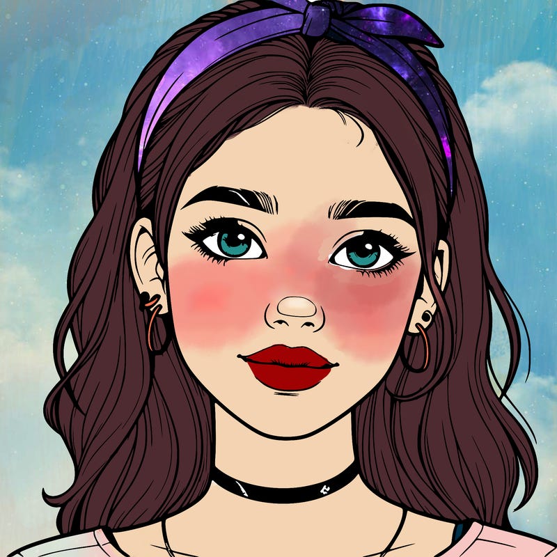 realistic teenage girl