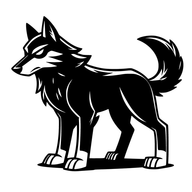 dire wolf black