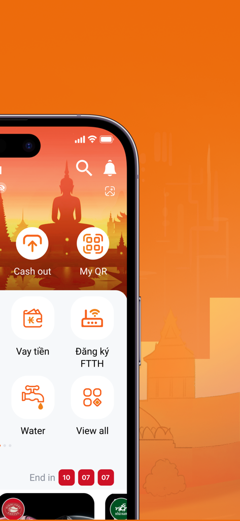 u-money - u-money app interface for mobile banking and bill payments