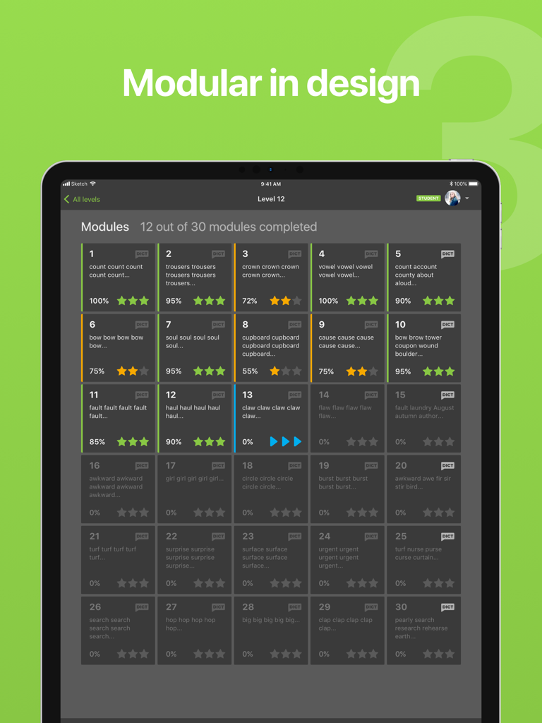Touch-type Read and Spell - Education App | MWM
