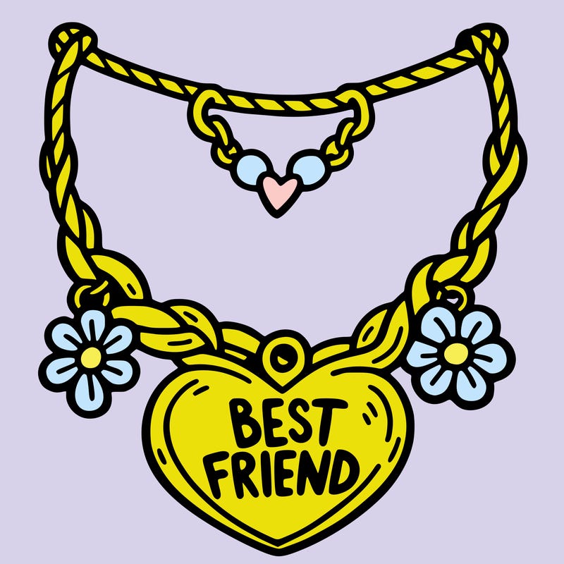 best friend necklace