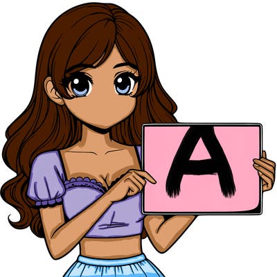 realistic pretty girl holding blank sign