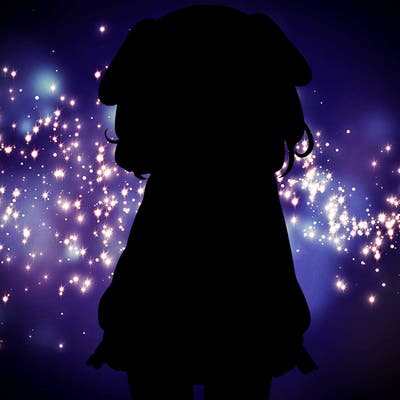 pretty anime girl wearing a fluffy hoodie with bunny ears on the hood and a skirt
