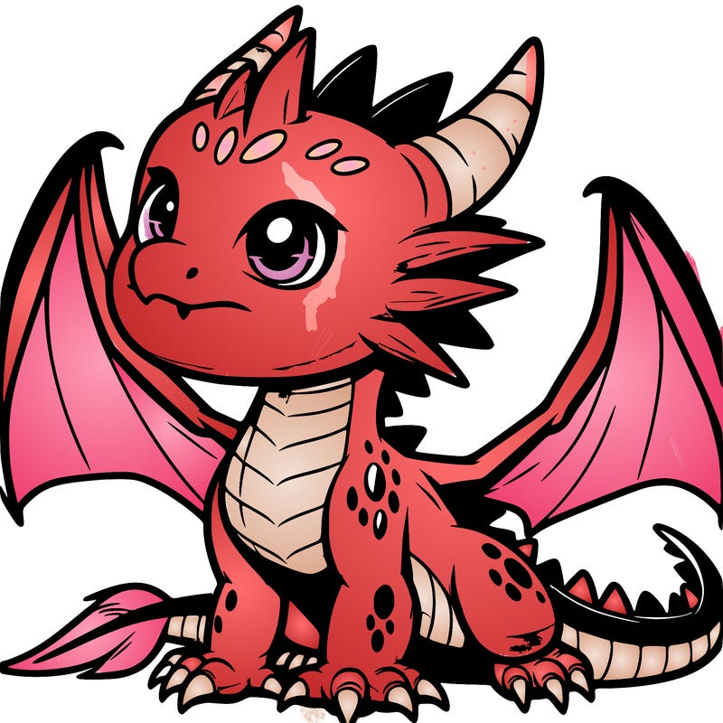 fierce baby night dragon