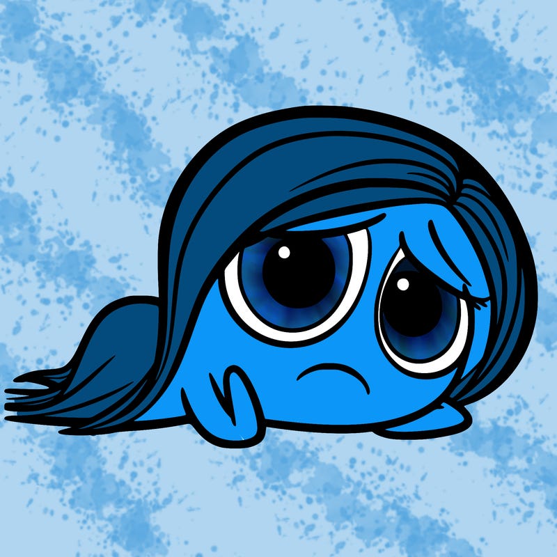 sadness from inside  out