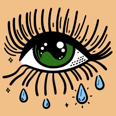 oily eyelashes
