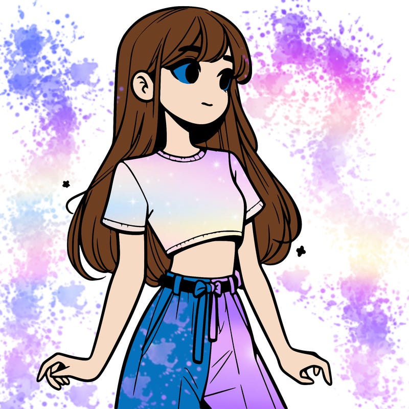 girl in a cute crop top