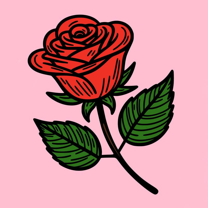 a single rose