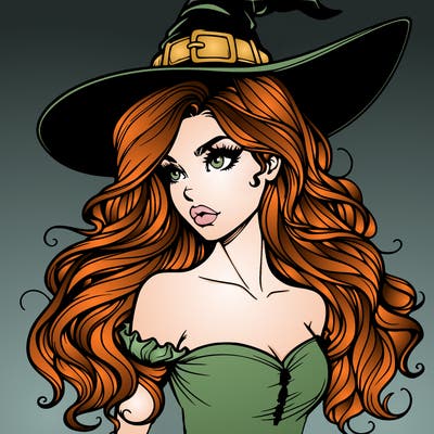 realistic witch