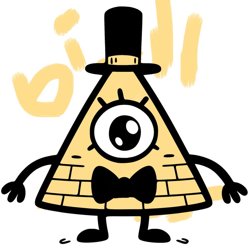bill cipher from gravity falls