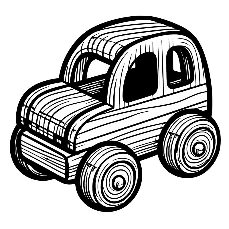 wooden car toy