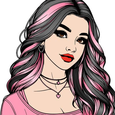 detailed realistic girl