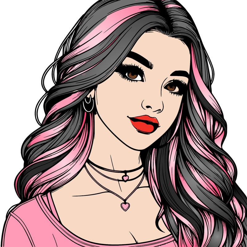 detailed realistic girl