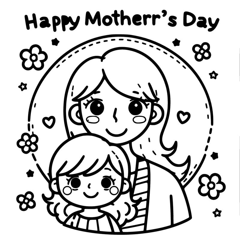 happy mothers day with a woman