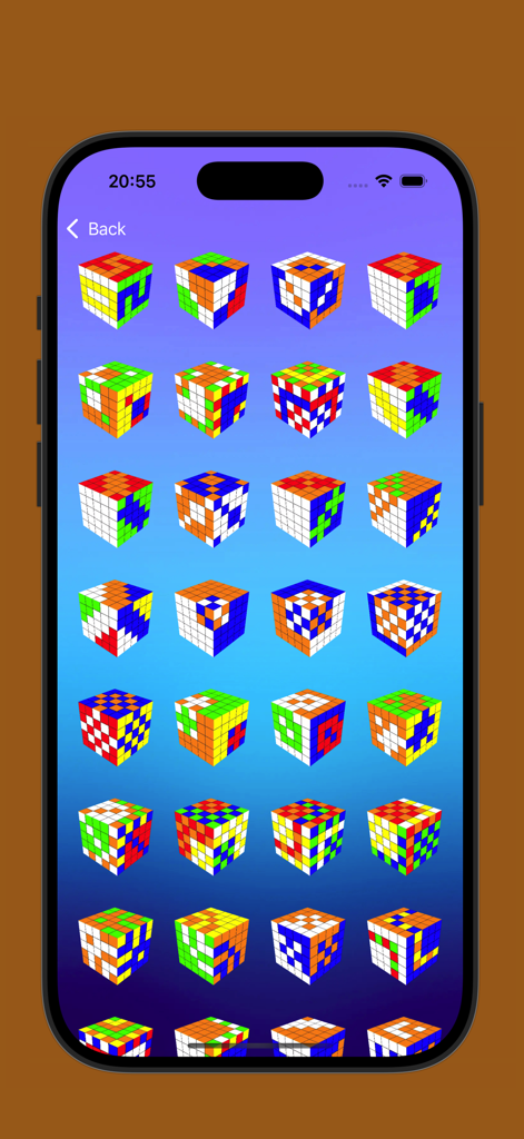 Magic Cube Solver 5x 3x 4x 2x - A library of colorful patterns for 3x3 and 4x4 magic cubes
