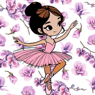 a realistic ballerina on point shoes