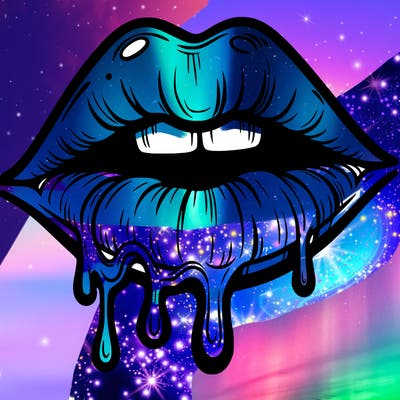 lips that look realistic and drip