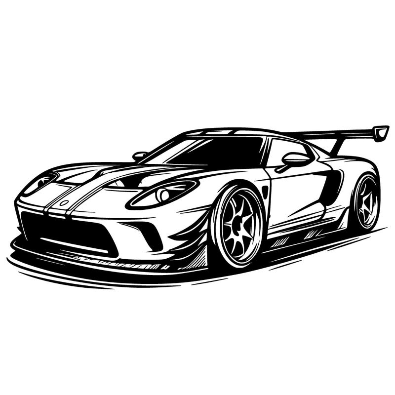 fast sports car