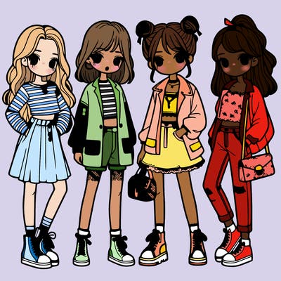 girls with fashion