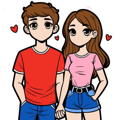 boyfriend and girlfriend