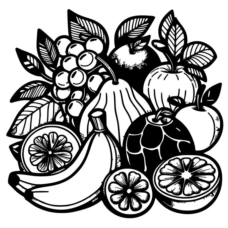 detailed fruit