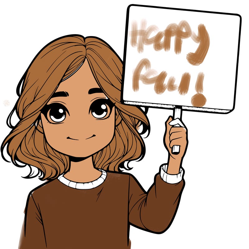 realistic girl holding up a sign