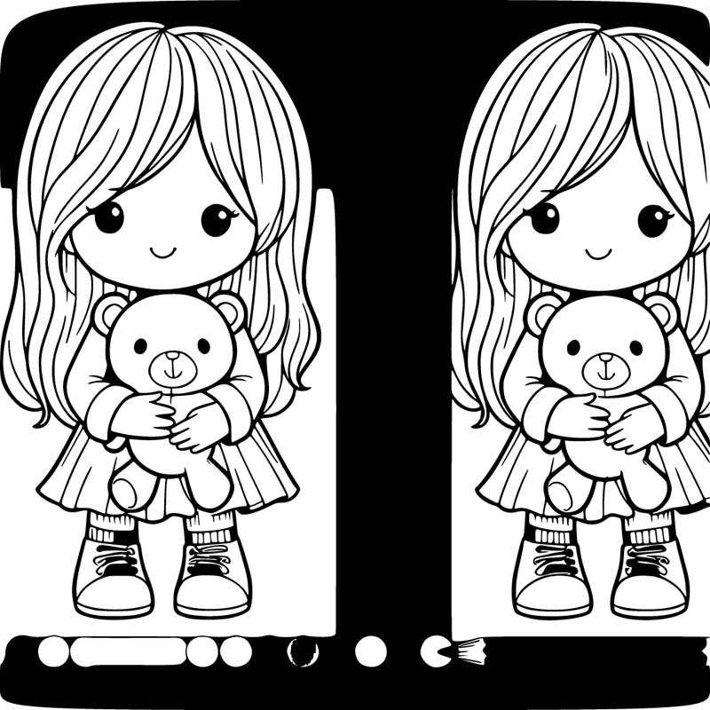 girl holding a teddy bear