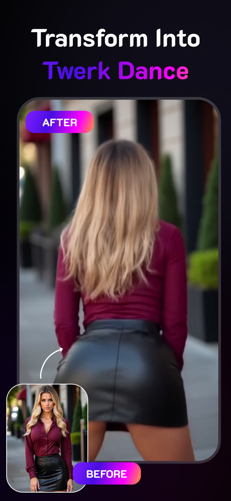 Twerk Video : Fuzzy Ai - Transformação de vídeo de dança twerk com IA a partir de uma foto estática