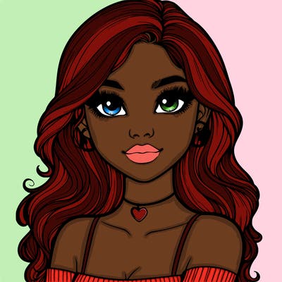 realistic pretty girl