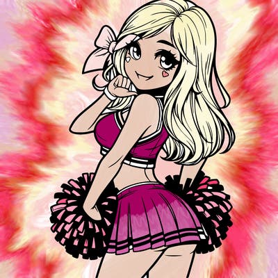 realistic cheerleader