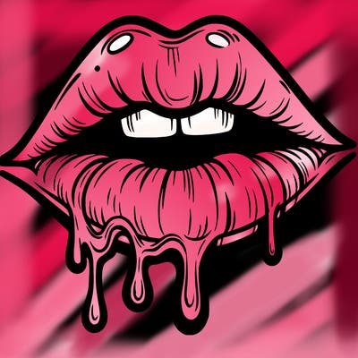 lips that look realistic and drip